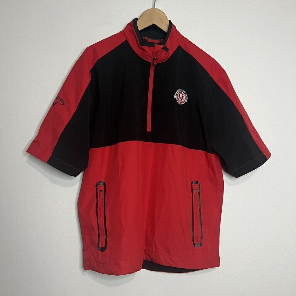 Callaway Red Swing Tech Rain Windshirt Medium